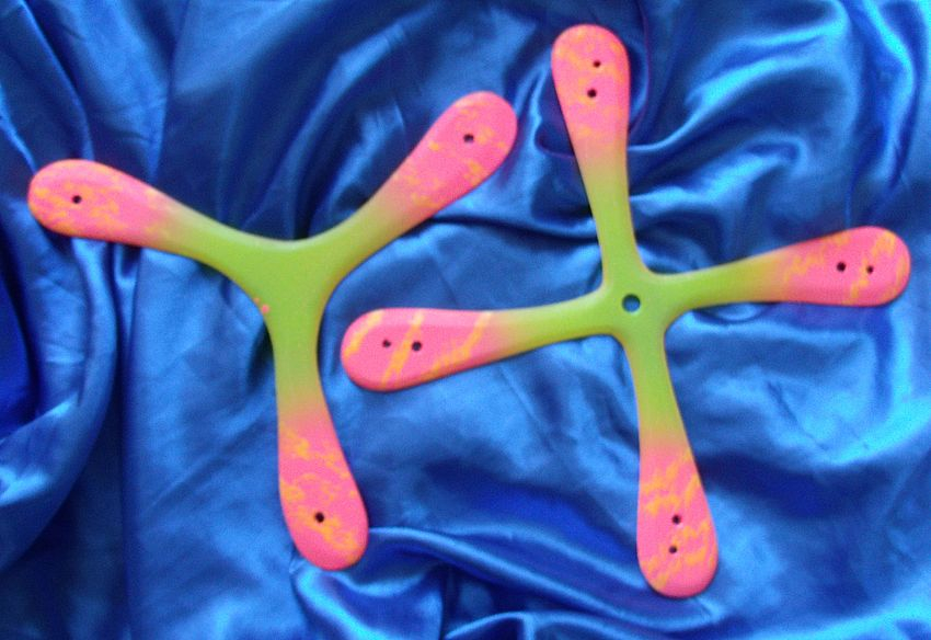 Bumerang Set´s aus Kunststoff